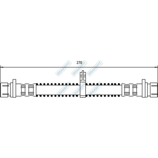 Apec Brake Hydraulic Hose Line Rear BHO4281