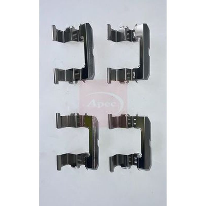 Apec Brake Pad Accessory Fitting Kit Front fits Nissan NP300 Pickup 2008 on 2.5