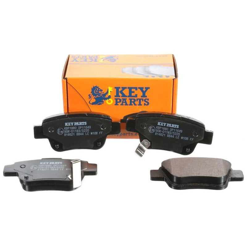 Key Parts 4 x Rear Brake Pad Set fits Toyota Vellfire 2008-2014 2.4 3.5