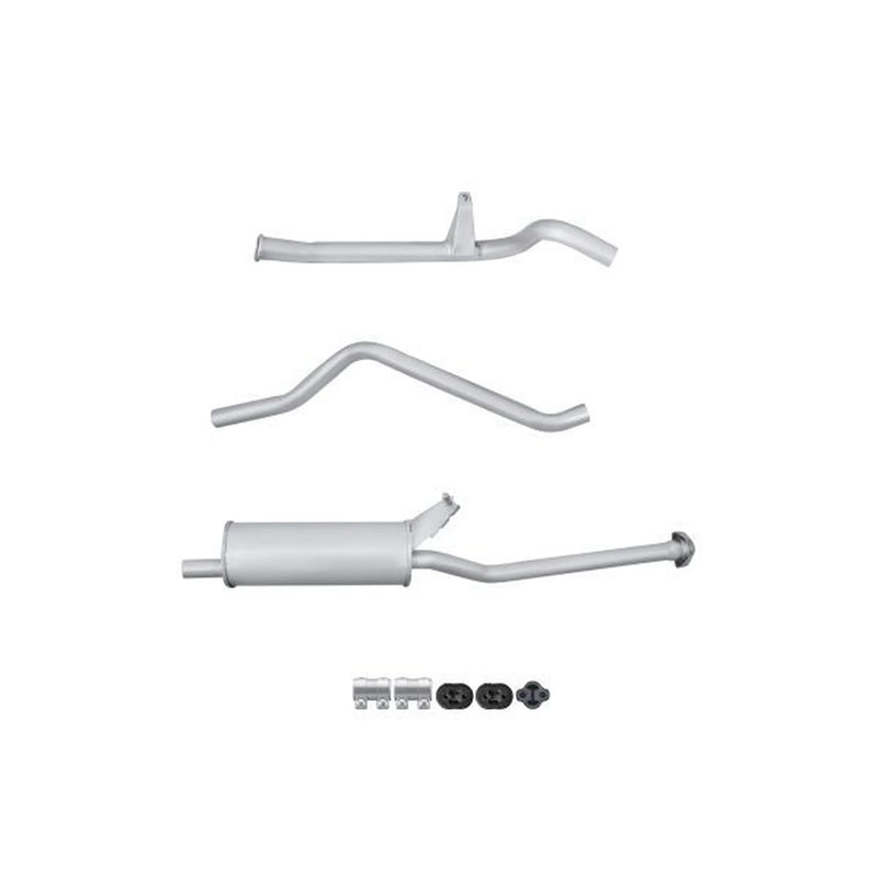 Hella End Silencer Rear fits Mitsubishi L 300 III 1986-2006 1.6 2.5