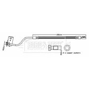 Borg & Beck Brake Hydraulic Hose Line Rear Right BBH8834