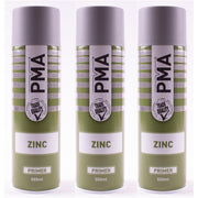 3x Autotek Professional Zinc Primer 500ml Spray Paint High Coverage Autotek - Dynamic Drive