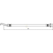 NAPA Brake Hydraulic Hose Line Rear NBH1148