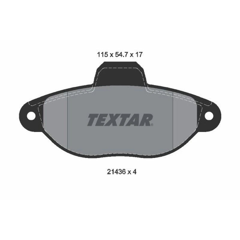 Textar Front Brake Pad Set 2143602