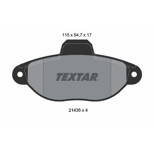 Textar Front Brake Pad Set 2143602
