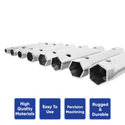 Streetwize 10 Piece Versatile Carbon Steel Box spanner set Streetwize - Dynamic Drive