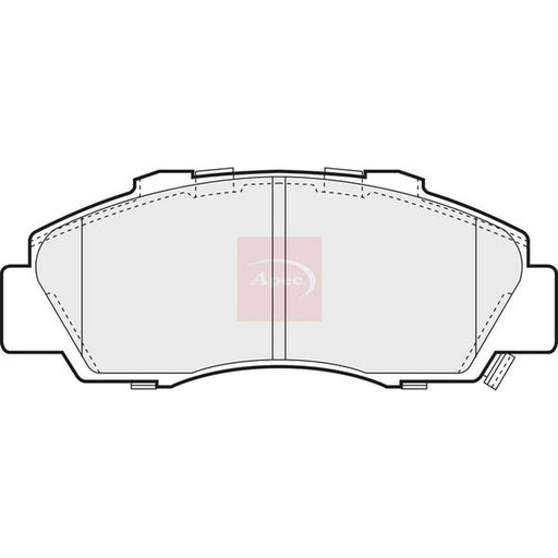 Apec Front Brake Pad Set fits Honda Hr-V 1999-2005 1.6