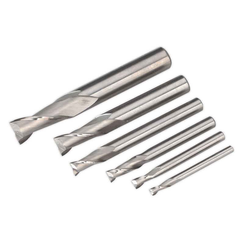 Sealey HSS End Mill Set MT23-10mm SM2503EMSET Sealey - Dynamic Drive