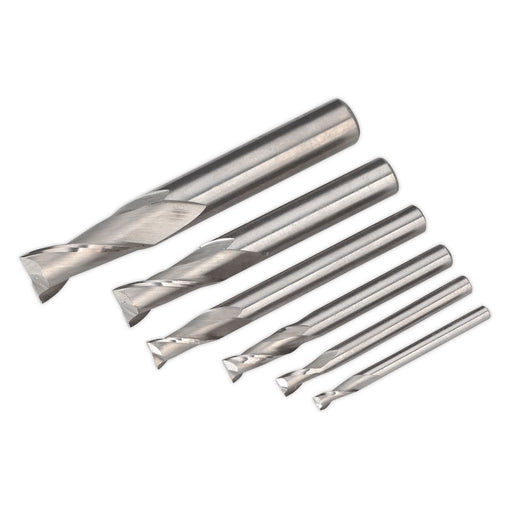 Sealey HSS End Mill Set MT23-10mm SM2503EMSET Sealey - Dynamic Drive