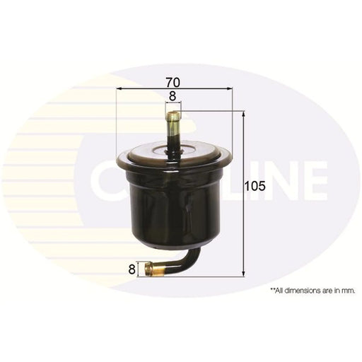 Comline Fuel Filter Element fits Suzuki Alto IV 1994-2002 1.0