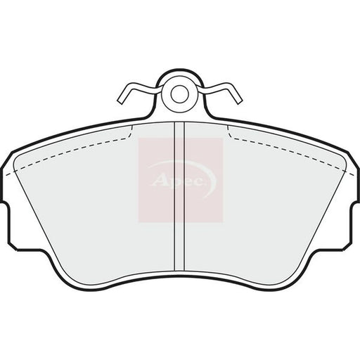 Apec Front Brake Pad Set PAD648
