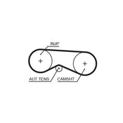 Gates Timing Belt Kit with Rollers fits Audi A4 B5 1997-2001 2.5