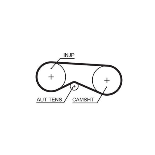 Gates Timing Belt Cambelt 87 Teeth fits Audi A4 B5 1997-2001 2.5