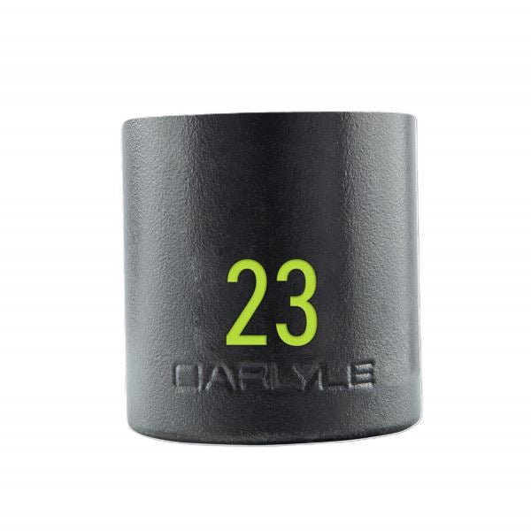 Carlyle Tools 1/2In Drive 23mm 6 Pt Stubby Impact Socket - image 1