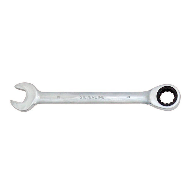 Silverline Fixed Head Ratchet Spanner Set 12pce 8 - 19mm 868746 Silverline  - Dynamic Drive