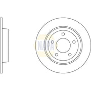 NAPA Rear Brake Solid Discs & Pads fits Mazda 3 2003-2009 2.0 2.3