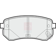 Apec Rear Brake Pad Set PD3124