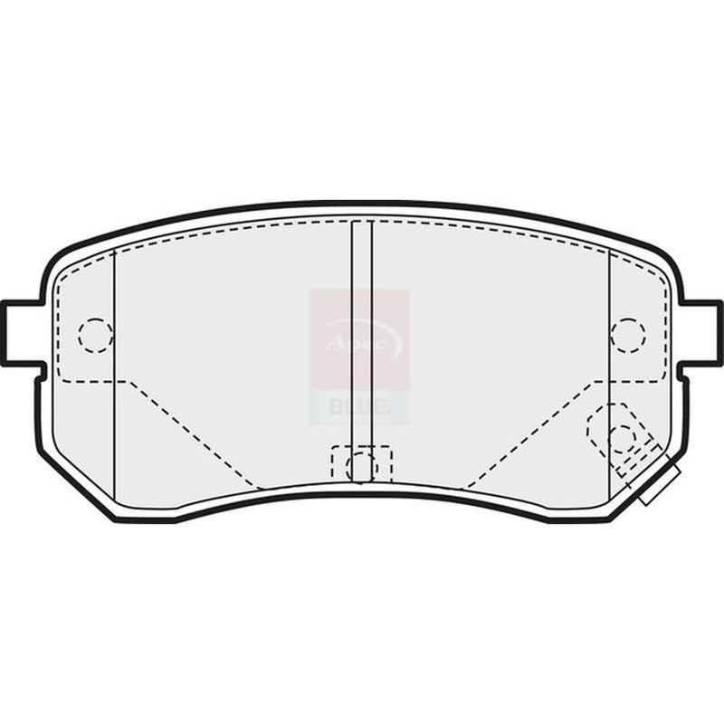 Apec Rear Brake Pad Set PD3124
