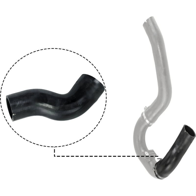Gates Intercooler Turbo Charge Air Hose fits Fiat Doblo Cargo 2010-2023 1.3