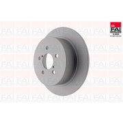 FAI 2 x Solid Rear Brake Discs BD247-x2