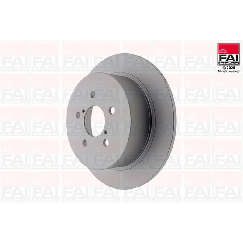 FAI 2 x Solid Rear Brake Discs BD247-x2