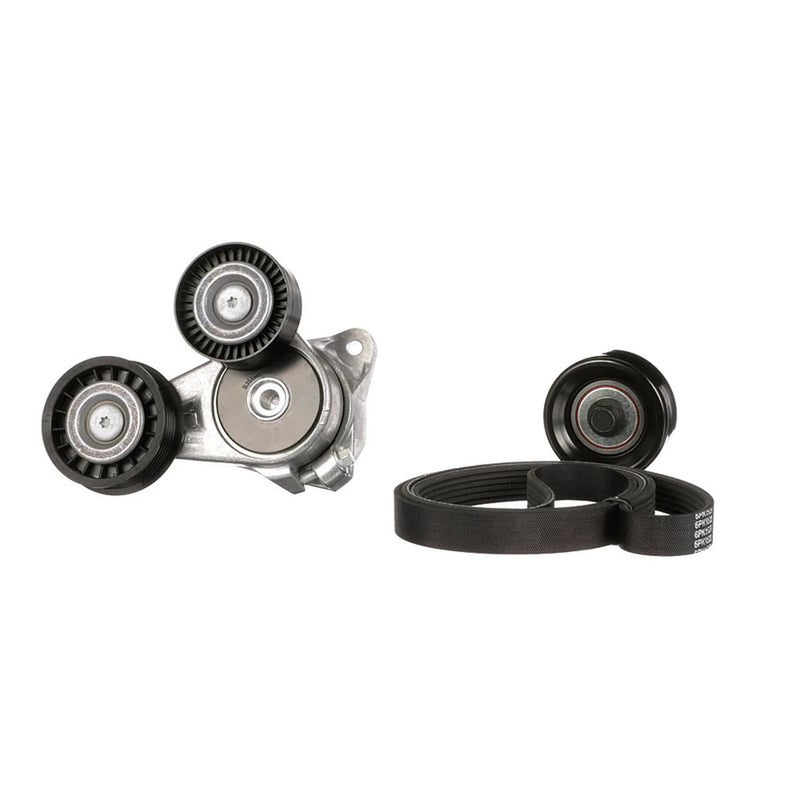 Gates V-Ribbed Belt Set fits Ford C-Max 2007-2010 1.8