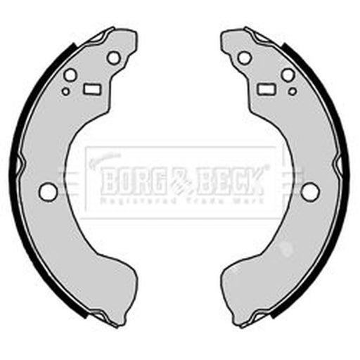 Borg & Beck Brake Shoe Set Axle Kit BBS6358