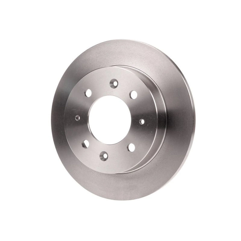 Bosch 2 x Solid Brake Discs fits Kia Cerato I 2004-2009 1.5 1.6 2.0