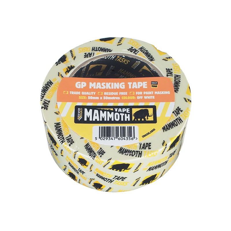 Everbuild Sika Mammoth Retail Masking Tape 38mm x 50m Everbuild Sika - Dynamic Drive