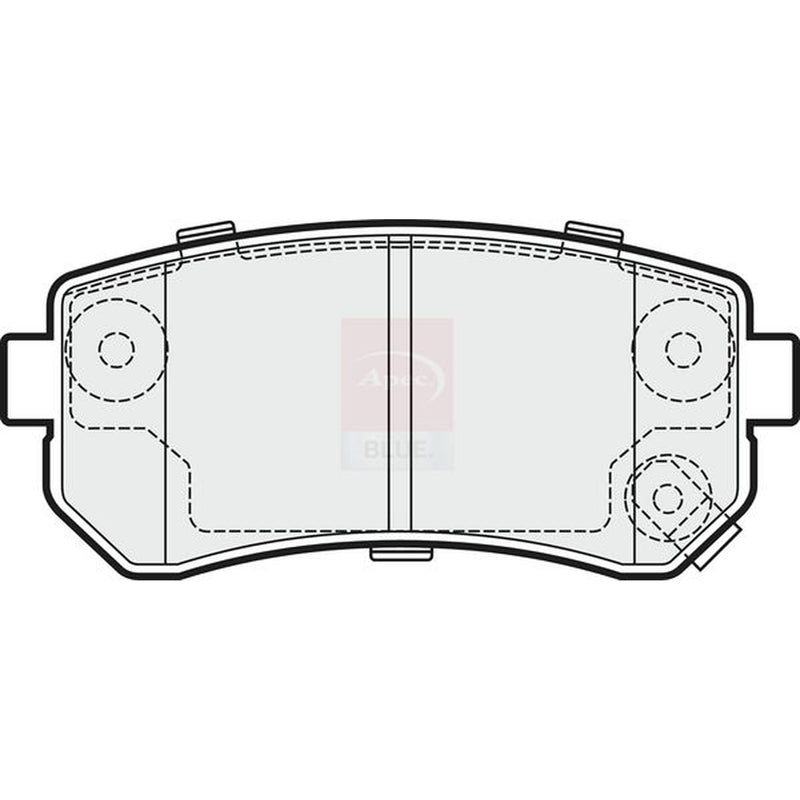 Apec Front & Rear Pads fits Kia Sportage II 2004-2010 2.0 2.7