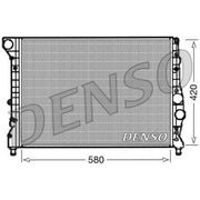 Denso Engine Radiator fits Alfa Romeo 147 2001-2010 1.9