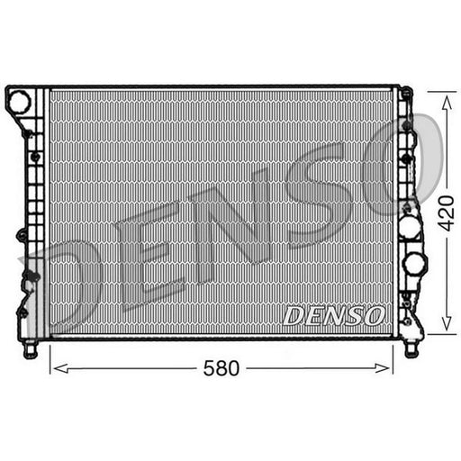 Denso Engine Radiator fits Alfa Romeo 147 2001-2010 1.9