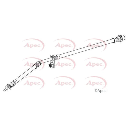 Apec Brake Hydraulic Hose Line Front Right HOS4287