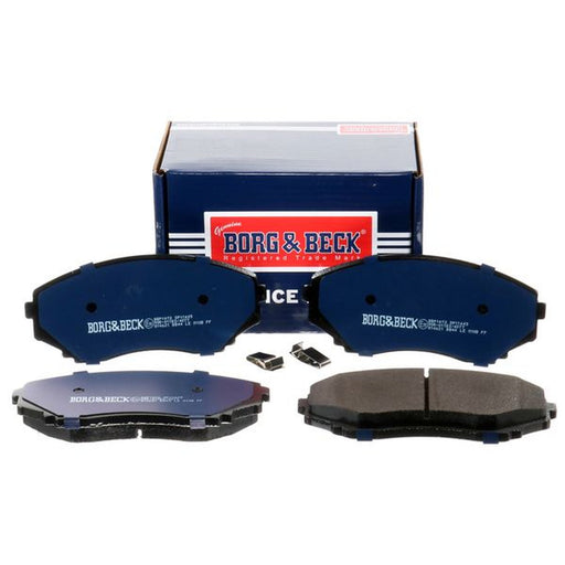 Borg & Beck Front Brake Vented Discs & Pads fits Mazda MPV 1999-2006 2.0 2.3 2.5