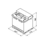 Bosch Batteries Battery 12V 45Ah 400A S3002
