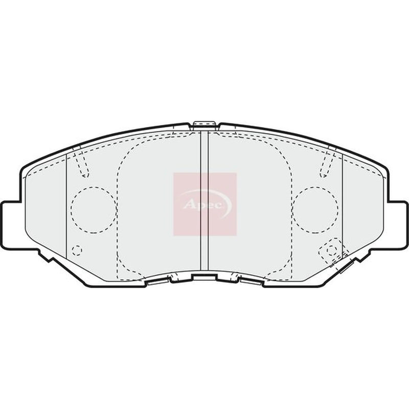 Apec Front Brake Pad Set PAD1284
