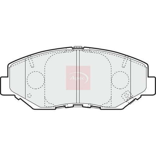 Apec Front Brake Pad Set PAD1284