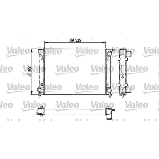 Valeo Engine Radiator 883727