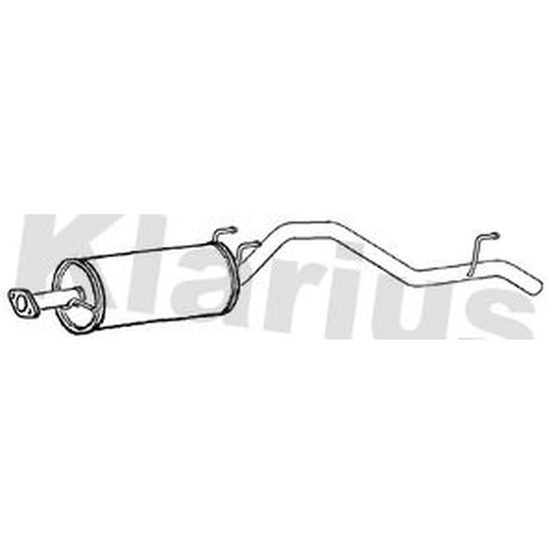 Klarius Box With Tail Pipe Rear fits Ford Ranger 2006-2012 2.5 3.0