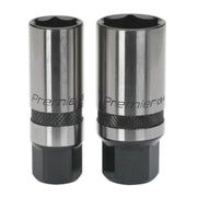 Sealey Socket Set 34pc 3/8"Sq Dr WallDrive Metric Black Series AK7971 Sealey  - Dynamic Drive