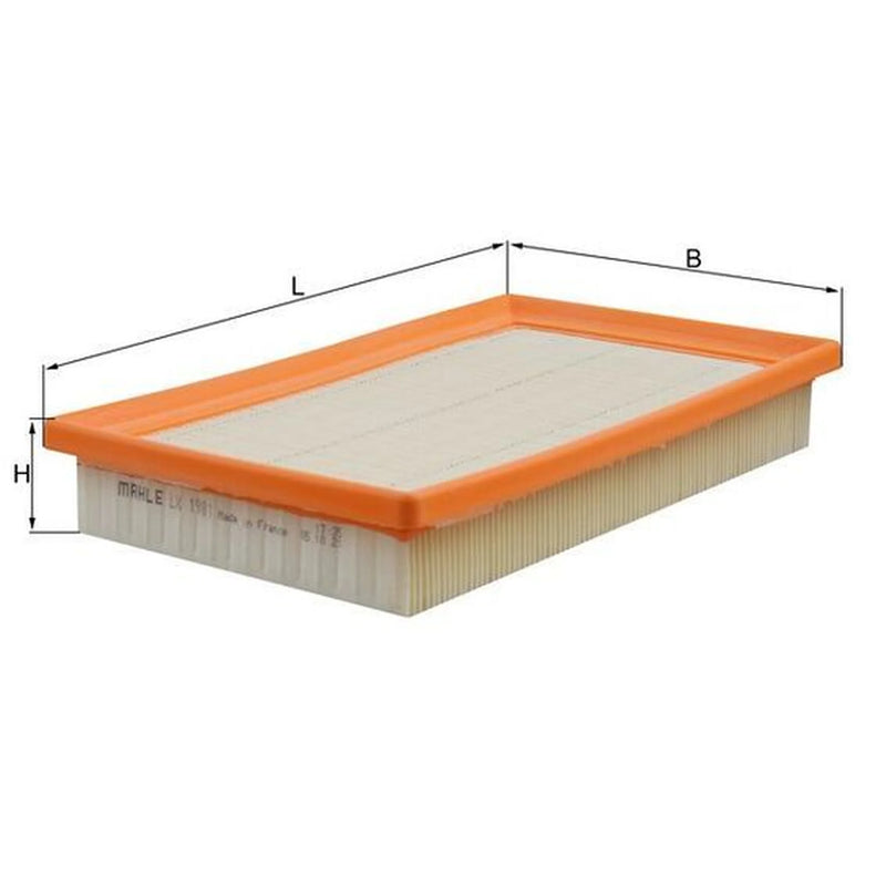 Mahle Engine Air Filter fits Hyundai Amica / Atoz 2003-2010 1.1
