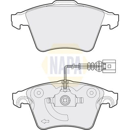 NAPA Front Brake Pad Set NBP1697