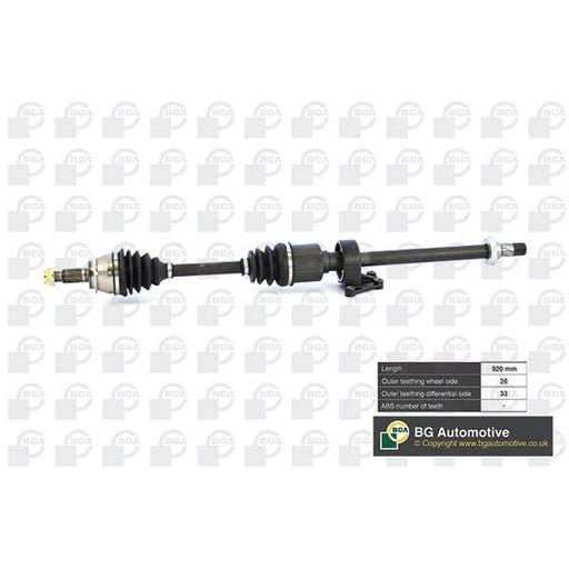 BGA CV Drive Shaft Driveshaft Front Right fits Mini Mini 2001-2008
