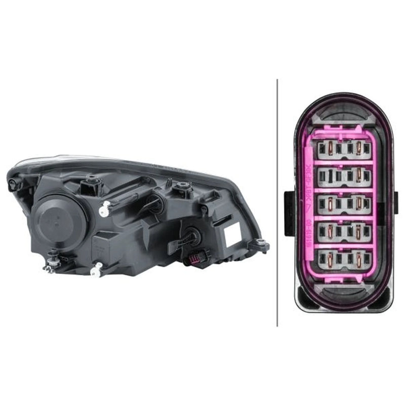 Hella Headlight Headlamp P21W Left fits VW Caddy III 2004-2015 1.2 1.6 2.0