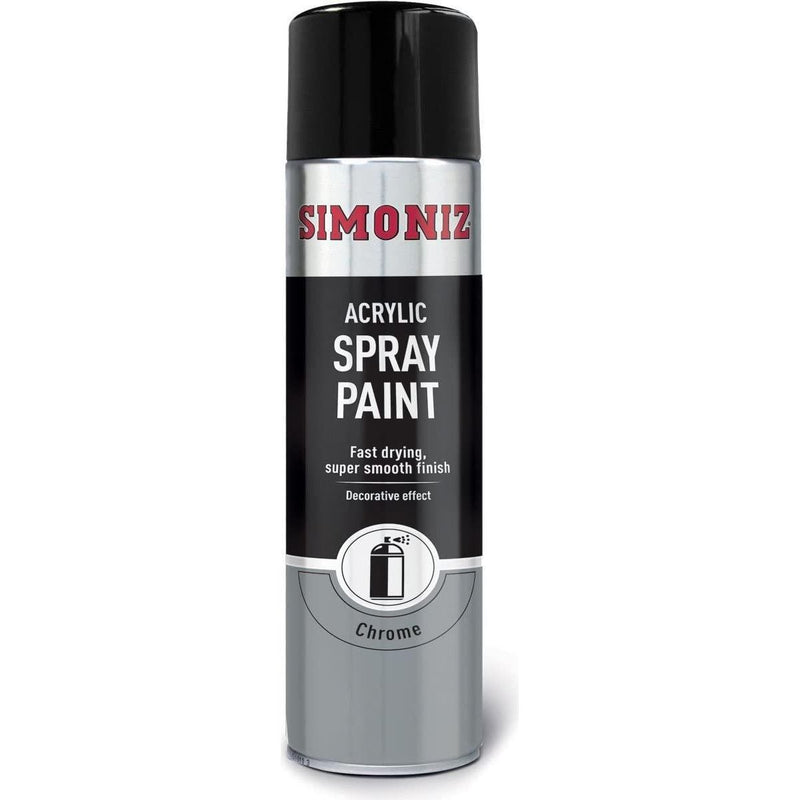 4x Simoniz Chrome Effect Aerosol High Quality Spray Paint 500ml SIMP20D Simoniz  - Dynamic Drive
