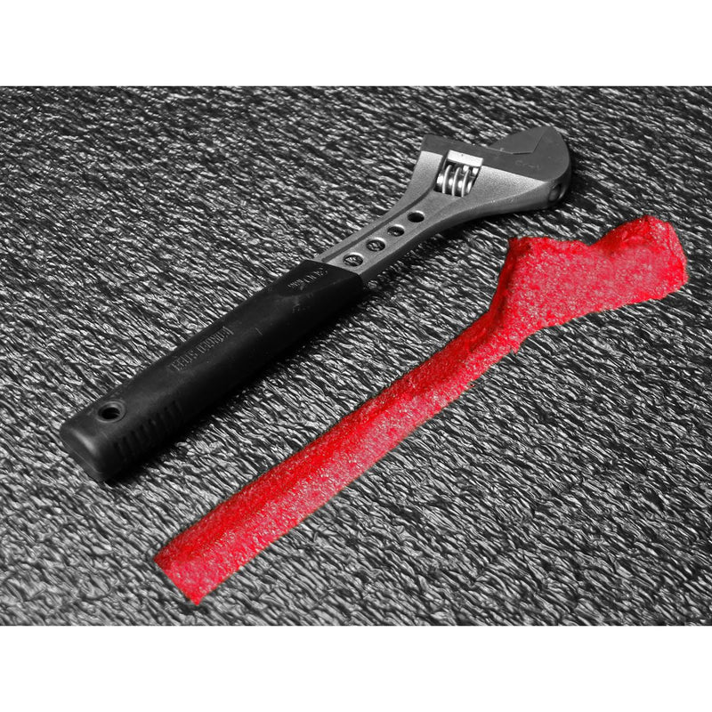 Sealey Easy Peel Shadow Foam Red/Black 1200 x 550 x 30mm SF30R Sealey - Dynamic Drive