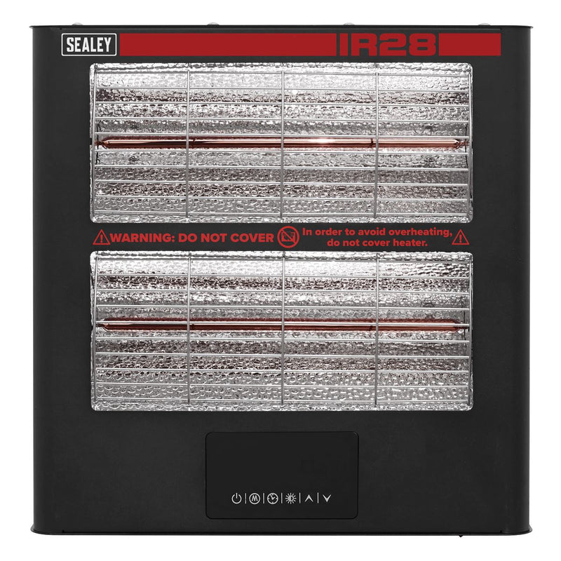 Sealey Wall Mounting Infrared Quartz Heater 2.8kW/230V IR28 Sealey - Dynamic Drive
