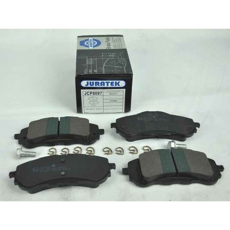 Juratek Front Brake Pad Set fits Citroën Berlingo 2018-2019 1.2 1.5 1.6