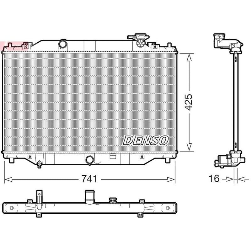 Denso Engine Radiator fits Mazda CX-5 2017-2022 2.0 2.5