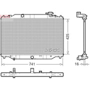 Denso Engine Radiator DRM44053